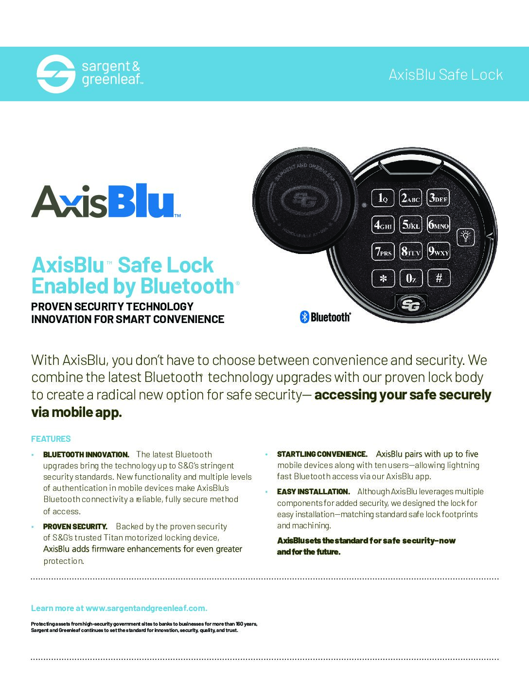 AxisBlu™ Sell Sheet