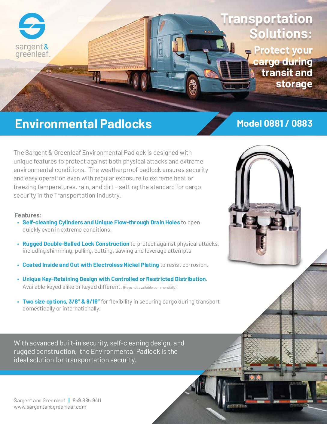 Environmental Padlock - Transportation